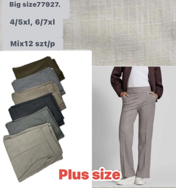 Spodnie damskie Roz XL-4XL, Mix Kolor Paczka 12 szt